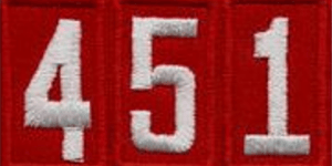 Pack 451 Numerals